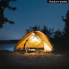 SMSOM Collapsible Camping Lantern, Portable LED Camping Lantern for Outdoor, Solar Camping Tent Lights, Compact Hanging Electric Emergency Lanterns, White view 4