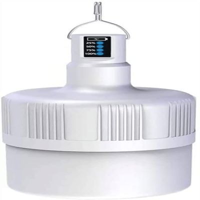 SMSOM LED Camping Lantern USB Rechargeable, Camping Light, Tent Light, Suitable for Outdoor Travel, Fishing, Reading Home Power Failure (White)