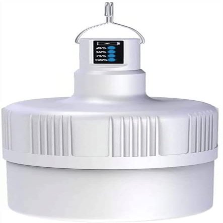 SMSOM LED Camping Lantern USB Rechargeable, Camping Light, Tent Light, Suitable for Outdoor Travel, Fishing, Reading Home Power Failure (White)