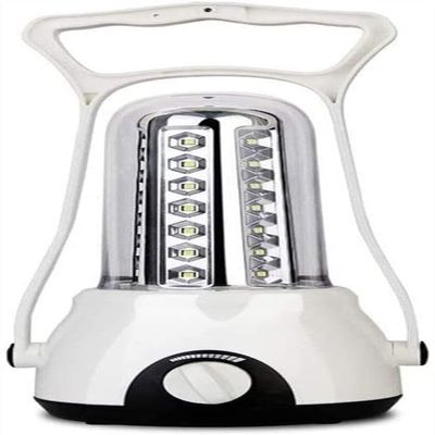 SMSOM LED Camping Lantern, LED Outdoor Light, Rechargeable, IPX4 Waterproof, Suitable for Survival, Emergency, Hurricane Camp Lantern and Tent Light (White)