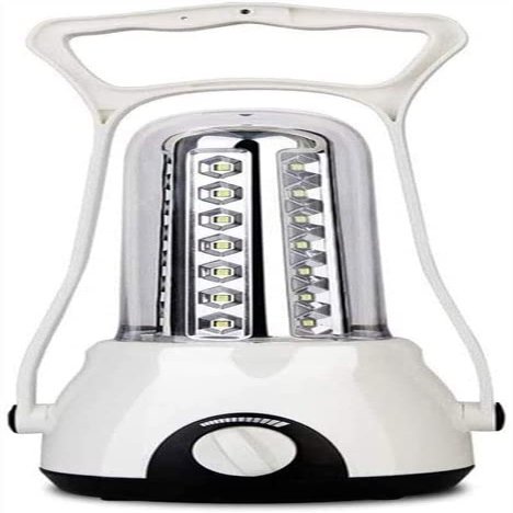 SMSOM LED Camping Lantern, LED Outdoor Light, Rechargeable, IPX4 Waterproof, Suitable for Survival, Emergency, Hurricane Camp Lantern and Tent Light (White)