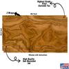 Cornhole Board Vinyl Wrap Decals (Set of 2) Wood Grain Bean Bag Toss Wrap Stickers (4. Stained Brown) view 3