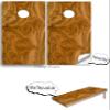 Cornhole Board Vinyl Wrap Decals (Set of 2) Wood Grain Bean Bag Toss Wrap Stickers (4. Stained Brown) view 4