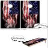 Cornhole Board Vinyl Wrap Decals (Set of 2) American Bean Bag Toss Wrap Stickers (Windy #10) view 4