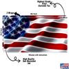 Cornhole Board Vinyl Wrap Decals (Set of 2) American Bean Bag Toss Wrap Stickers (Wavy #8) view 3