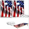 Cornhole Board Vinyl Wrap Decals (Set of 2) American Bean Bag Toss Wrap Stickers (Wavy #8) view 4