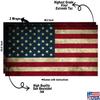 Cornhole Board Vinyl Wrap Decals (Set of 2) American Bean Bag Toss Wrap Stickers (Patriotic Flag #3) view 3