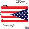 Cornhole Board Vinyl Wrap Decals (Set of 2) American Bean Bag Toss Wrap Stickers (Stripe's & Dots #14) view 3