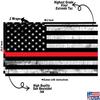 Cornhole Board Vinyl Wrap Decals (Set of 2) American Bean Bag Toss Wrap Stickers (Red Lives #18) view 3
