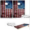 Cornhole Board Vinyl Wrap Decals (Set of 2) American Bean Bag Toss Wrap Stickers (Sideway's Wooden Panel #16) view 4