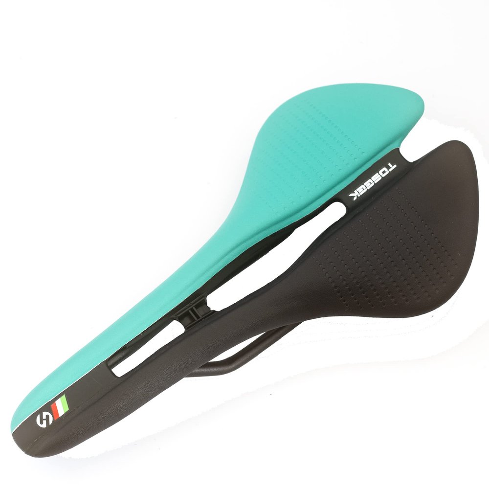 Lightweight Saddle Compatible with Brompton Folding Bike (145 Grams Less Than The Standard Brompton Saddle) Black Green