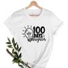 100 Days Brighter, 100 Days Of School Shirt For Teacher, Cute 100th Day of School Teacher T-shirt, Funny 100th Day Shirt Teacher Gifts. view 2