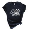 100 Days Brighter, 100 Days Of School Shirt For Teacher, Cute 100th Day of School Teacher T-shirt, Funny 100th Day Shirt Teacher Gifts. view 3