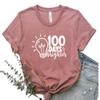 100 Days Brighter, 100 Days Of School Shirt For Teacher, Cute 100th Day of School Teacher T-shirt, Funny 100th Day Shirt Teacher Gifts. view 4