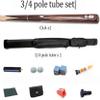 Pool Cue Billiard Cue Cue Set 3/4 Pool Cue Sticks with Extensions and Deluxe Hard Case 10Mm Cue Tips Professional Quality WEWYQSJXBXF-211218 view 3