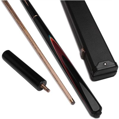 Pool Cue Billiard Cue Handmade 3/4 Hinge Perfectly Straight Portable Bag/Box Pool Table Asscessories - 9.5 Mm Cue Tips WEWYQSJXBXF-211218(Color:Rod Box Set)