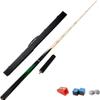 Pool Cue Billiard Cue Billiard Table Accessories 10 Mm Cue Tips with Protective Shell and Extension Rod Handmade Cue WEWYQSJXBXF-211218(Color:Green + Stick Box) view 1