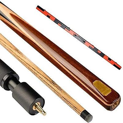 Pool Cue Billiard Cue 57In 17-18.5Oz Ash Wood Billiard Cue Sticks with 11.5Mm Cue Tips 3/4 Jointed Pool Cue Used for School Club WEWYQSJXBXF-211218