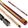 Pool Cue Billiard Cue 57In 17-18.5Oz Ash Wood Billiard Cue Sticks with 11.5Mm Cue Tips 3/4 Jointed Pool Cue Used for School Club WEWYQSJXBXF-211218 view 1