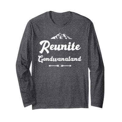 Reunite Gondwanaland Tectonic Plate Gondwana Geologist Long Sleeve T-Shirt