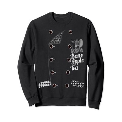 Bon Appetit Bone Apple Tea Faux Funny Chef Cook Jacket Sweatshirt
