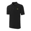 LexiuYibai Mens Polo Shirts Pentagram Embroidered Shrot Sleeve Polo Shirts (Black,Medium,Medium) view 1