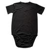KLANNIZEROE Classic Solid Bodysuit Snap Crotch Pajamas ABDL Diaper Onesie (Black, 4xl) view 1