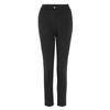 QWENTMTNTY Casual Palazzo Pants for Women High Waisted Dressy Straight Business Work Pants Stretch Workout Yoga Pants Black view 2