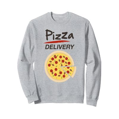 Pizza Delivery Funny Easy DIY Halloween Costume Men Women Sweatshirt