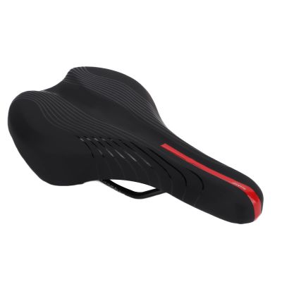 Bike Saddle, Bike Seat Cushion Thickening High Resilience PU Leather for Road Mountain Bikes