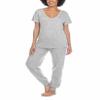 Honeydew Ladies' 2 Piece Embroidered Lounge Set (Small, Hearts) view 1