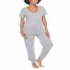 Honeydew Ladies' 2 Piece Embroidered Lounge Set (Small, Hearts) view 2
