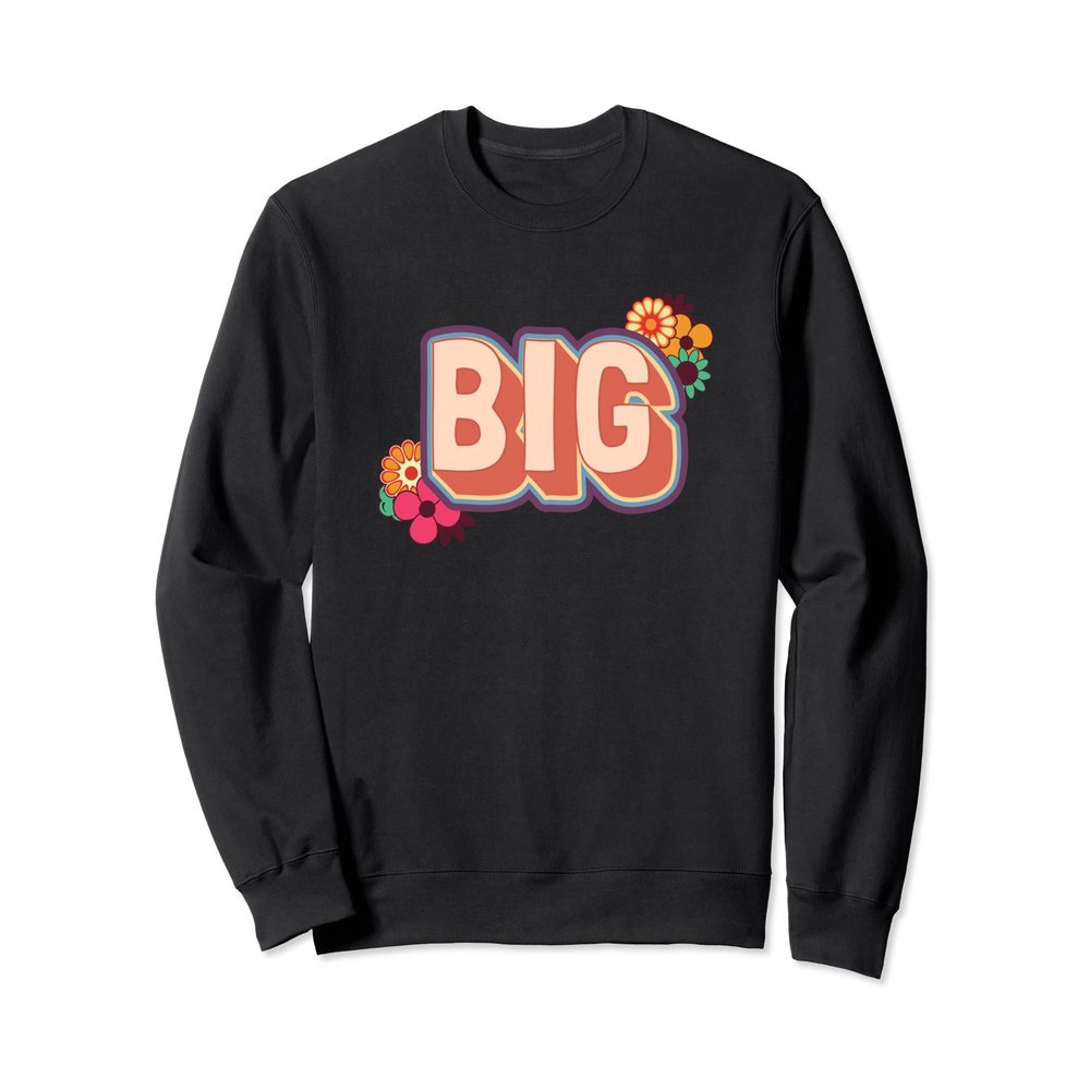 60s Style Big Sorority Reveal Flower Power Big Little Week Sweatshirt
