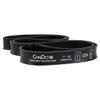 CanDo Intensity Loop - 40-inch Exerciser Resistance Band for Physical Therapy, Strength Training, Rehabilitation, and Exercise,Black view 1