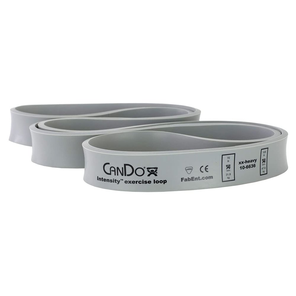 CanDo Intensity Loop - 40-inch Exerciser Resistance Band for Physical Therapy, Strength Training, Rehabilitation, and Exercise