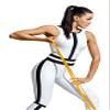CanDo Intensity Loop - 40-inch Exerciser Resistance Band for Physical Therapy, Strength Training, Rehabilitation, and Exercise,Gold view 3