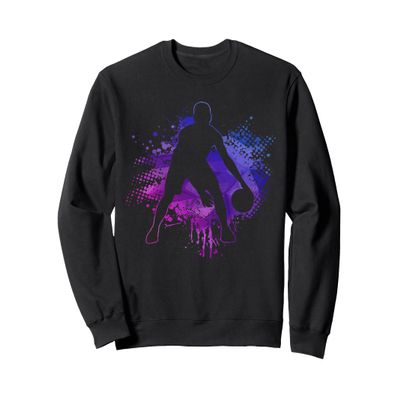 Basketball Vintage Bball Player Trainer Sport Baller Sweatshirt