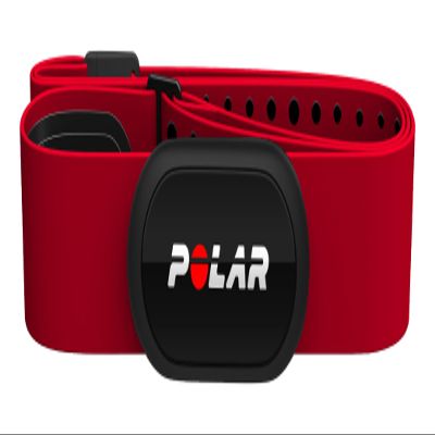 Polar H10 Heart Rate Monitor Chest Strap - ANT + Bluetooth, Waterproof HR Sensor for Men and Women, Red, M-XXL