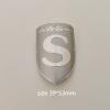 Gepinke Bike Head Badge Soft Aluminum Decals Stickers for MTB BMX Folding Bicycle Front Frame Steam Cycling Accessories Emblem Tube DIY (S Mark) view 3
