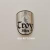 Bike Head Badge Soft Aluminum Decals Stickers for BMX Folding Bicycle DIY Cycling Accessories (Troy-Bike) view 3