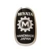 Gepinke Bike Head Badge Soft Aluminum Decals Stickers for BMX Folding Bicycle DIY Cycling Accessories (Miya-ta-m) view 1