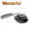 Ruike Camping Small Fixed Blade Knife with Sheath 360 Rotate, 14c28n Tactical Full-tang Large Big Stainless Steel,Hunting Survival Bushcraft Top Hiking Tool,Men EDC Outdoor Belt Hidden Horizontal Case view 4