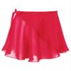 Agoky Kids Girls Ballet Dress 2Pcs Velvet Long Sleeve Leotard with Mesh Skirt Set Gymnastic Ballet Dancewear Outfits Hot Pink 5-6 Years view 4