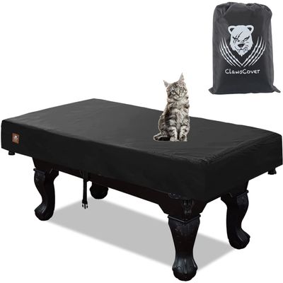 7/8/9 Feet Billiard Pool Table Covers Waterproof Outdoor Indoor Scratched-Free Polyester Cloth All Season Rain Dust Sun Protection Snooker Table Patio Furniture Covers,7FT-92Lx 52Wx8H Inch