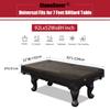7/8/9 Feet Billiard Pool Table Covers Waterproof Outdoor Indoor Scratched-Free Polyester Cloth All Season Rain Dust Sun Protection Snooker Table Patio Furniture Covers,7FT-92Lx 52Wx8H Inch view 2