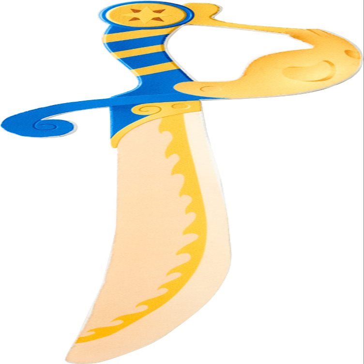 Rubies Santiago Of The Seas: Santiago Montes Foam Sword for Toddlers, No Size