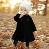 POLG Baby Coats Spring Fall Kid Baby Girl Cloak Button Jacket Clothes Baby Outwear Clothes (Black, 5T) view 2