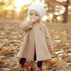 POLG Baby Coats Spring Fall Kid Baby Girl Cloak Button Jacket Clothes Baby Outwear Clothes (Khaki, 12 Months) view 2