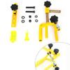 BJTDLLX Archery Parallel Universal Bow Vise, Yellow Parallel Professional Tool Adjustable Metal Compound Bow Target Tool 360 Rotation Hunting Shooting Equipment Accessories 26 * 14 * 14cm view 4
