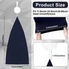 Geyoga 2 Pcs Men Silk Night Sleeping Cap Adjustable Drawstring Night Sleeping Cap with Pom Ball for Daily Use(Milk Fiber,Light Gray, Navy Blue) view 2